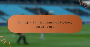 Formacja 4-1-2-1-2: Utrzymanie piłki, Wzory podań, Tempo